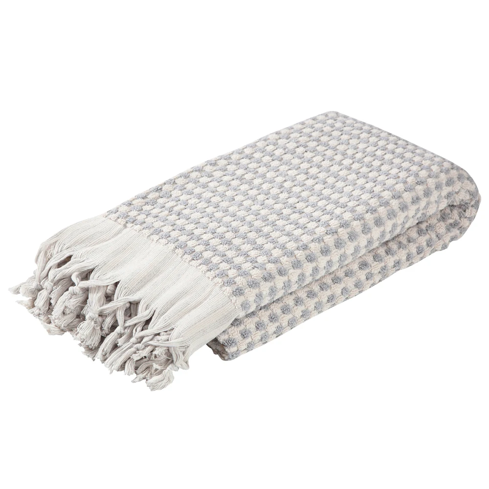 Pompon Navy Terry Towel High Quality Bath Towel 100% Cotton Soft Towels Sports Adult Whole Sale 90*175cm