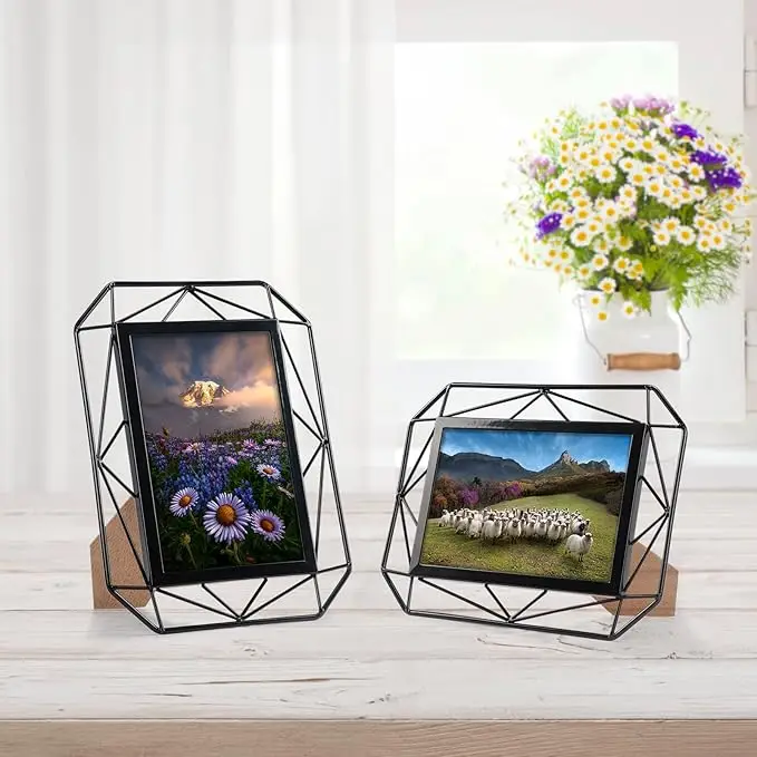 Highest Quality photo frame custom light luxury  photo frame Personalized creative wedding frame For Home Decora
