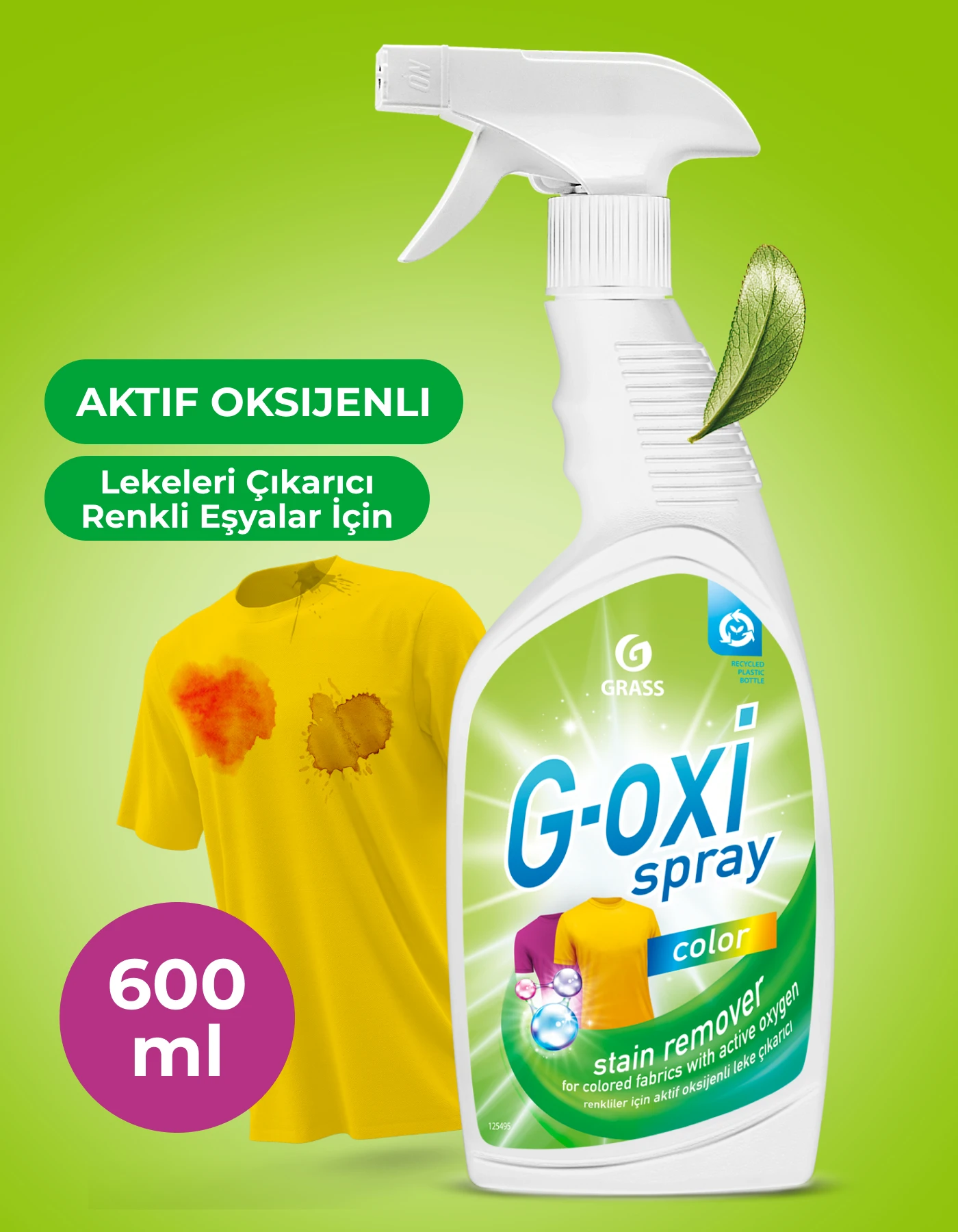 Пятновыводитель для цветных тканей G-OXI цвета