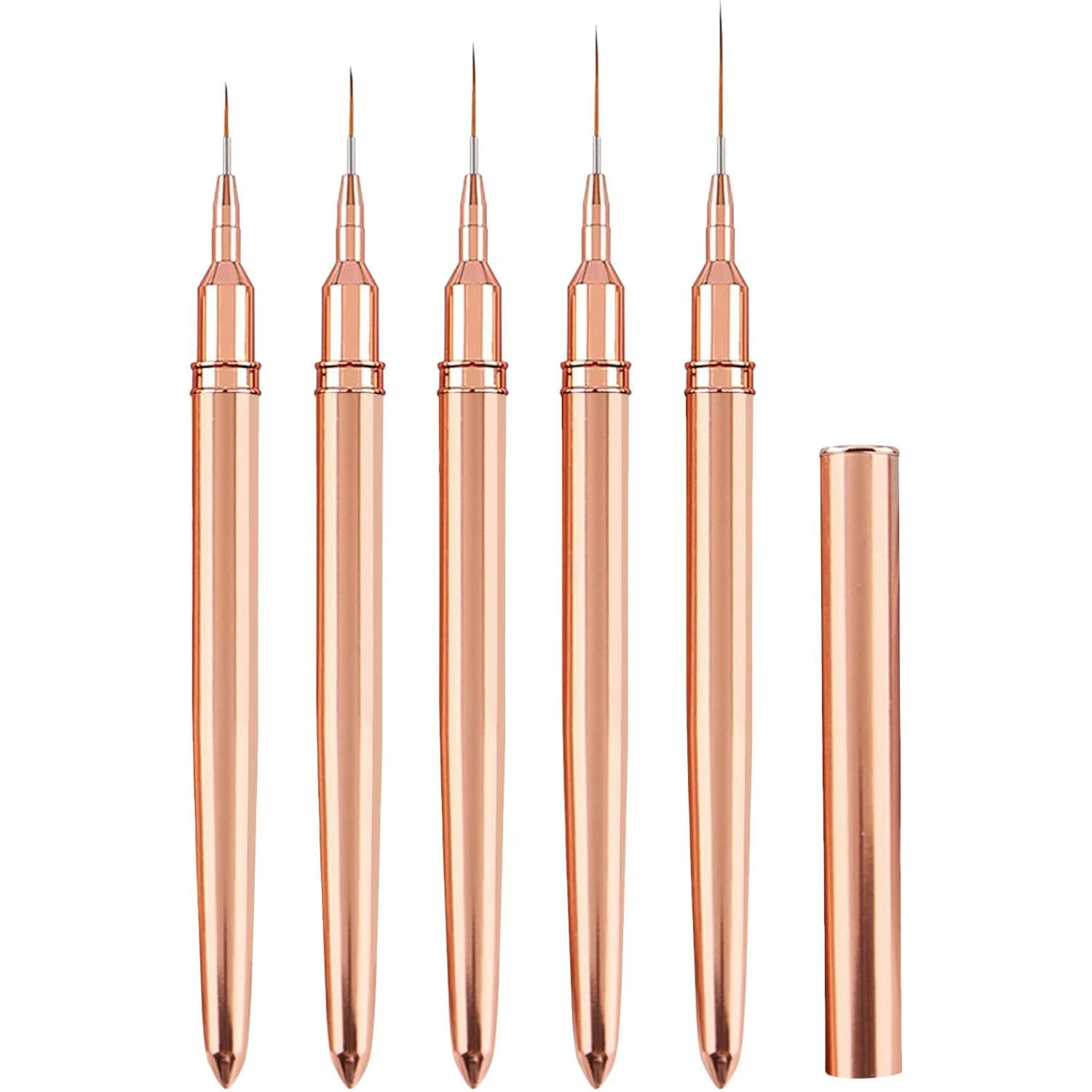 Nail Brush Manufacturer DIY Nail Drawing Pen Ultra-Fine 100% Pure Kolinsky Nail Art Liner Brush