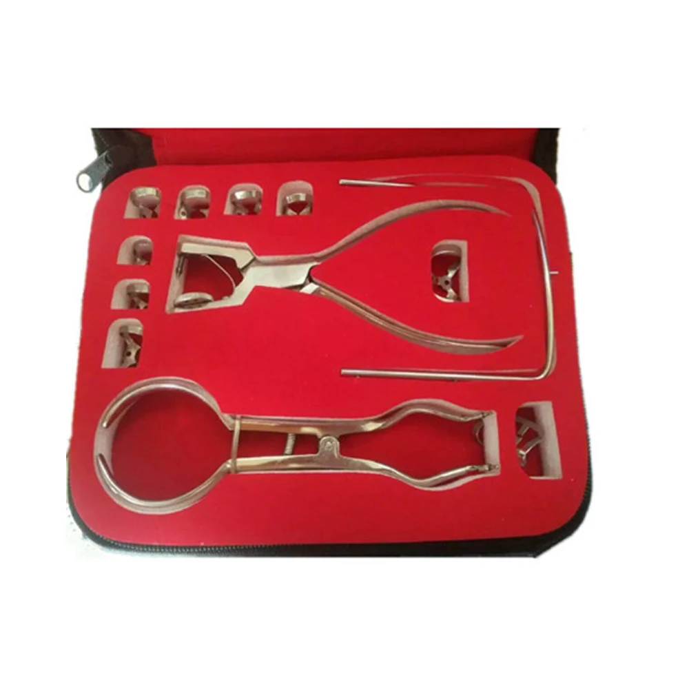 Best Selling Rubber Dam Kit Top Quality Stainless Steel Rubber Dam Clamp Forceps Dental Instruments