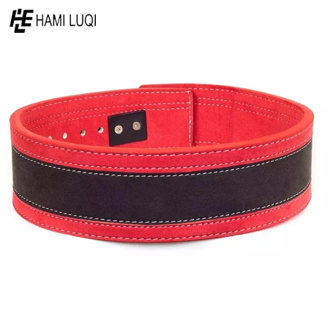 Premium Strength Custom 13mm Leather Powerlifting Lever Belt Personalized Gym Training Weightlifting Equipment