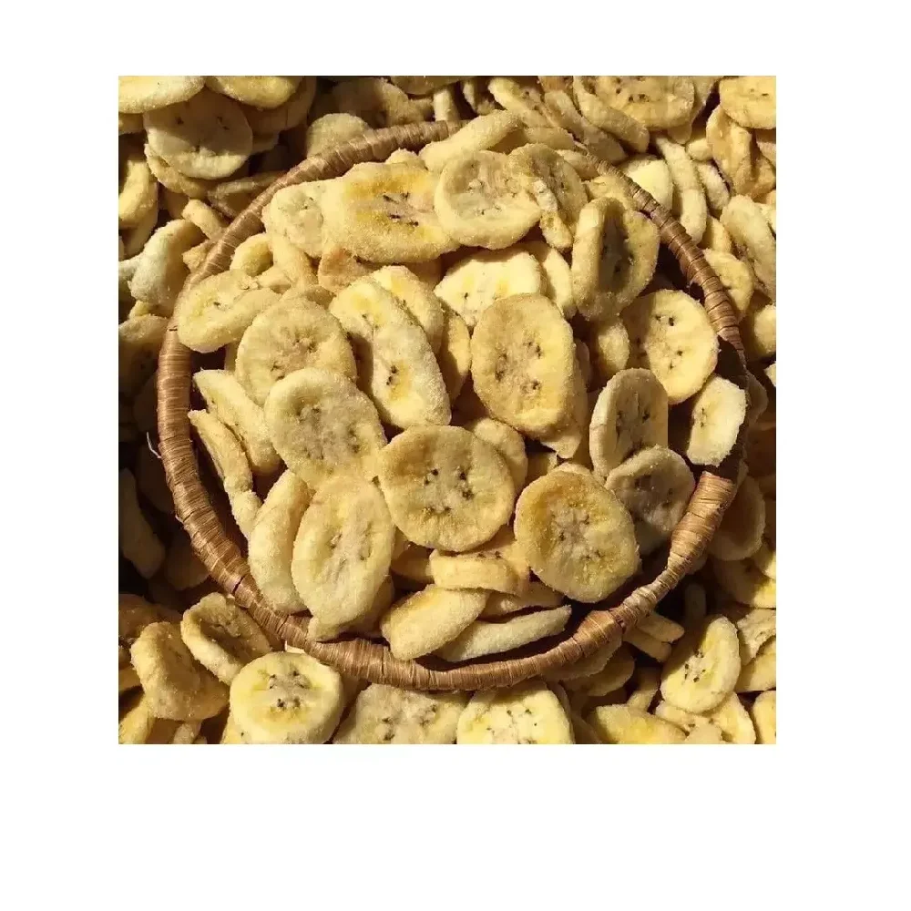Best Quality 12 months Shelf Life 100% Delicious Dried Fruit sweet Sliced Vacuum fried Banana From Vietnam
