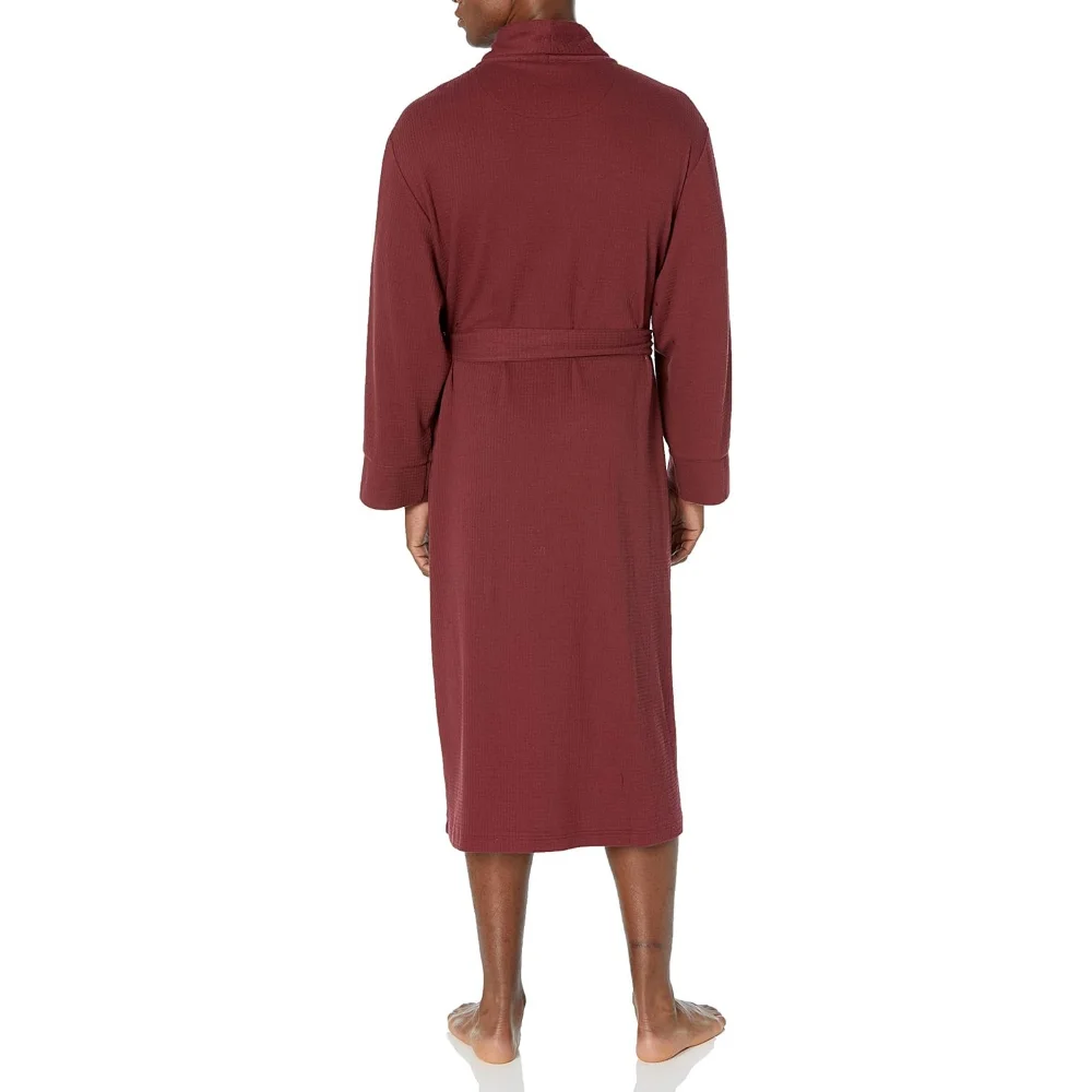 Maroon Solid Color Texture Premium Design High Quality Custom Color Logo Bathrobes Terry Velour Jacquard Sleepwear From Pakistan