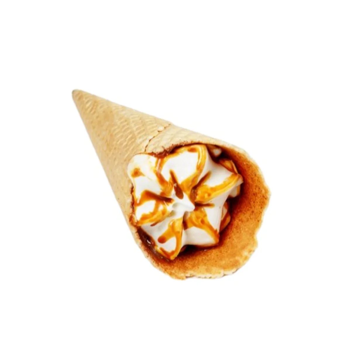 15% Condenced Milk Filling Waffel Cone Ice Cream From Natural Delicious Product Dessert Ice Cream