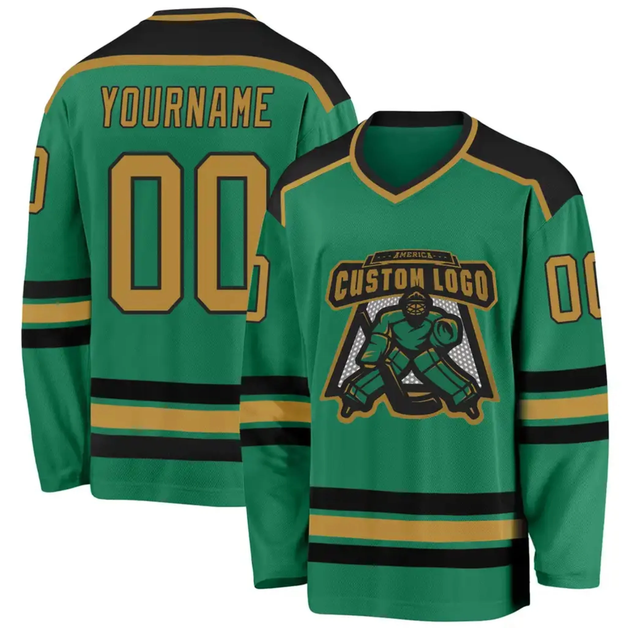 Custom Made Ice Hockey Jerseys Embroidered & Sublimation Printed Hockey Uniforms Oversized Sublimated Hockey Jersey Unisex