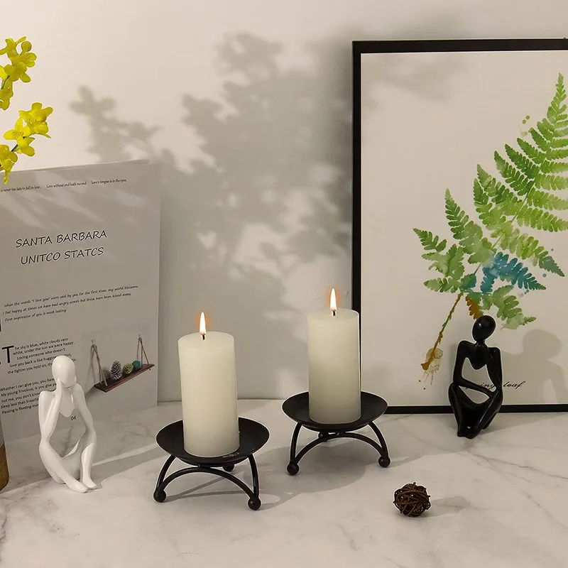 Unity Candle Holders for 3 inches Pillar Candle or 7/8 inch Taper Candle