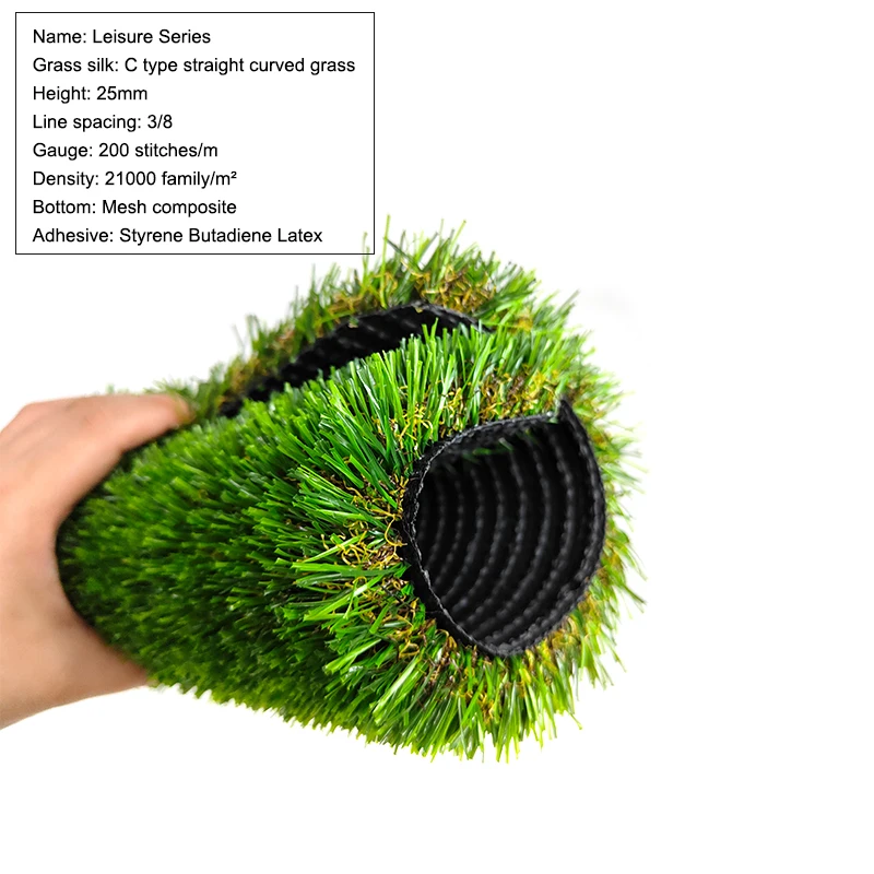 Thick landscape artificial turf grass outdoor artificial  grass carpet synthetic turf 40mm artificial grass for garden