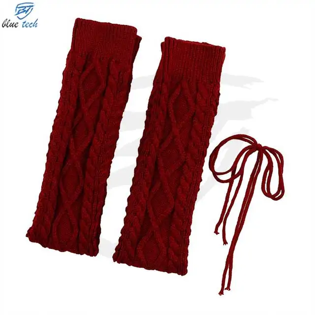 Ready To Ship Wholesale Infant Toddler Baby Knitted Leg Warmer Unisex Solid Color Blank Plain Baby Girls Boys Leg Warmers