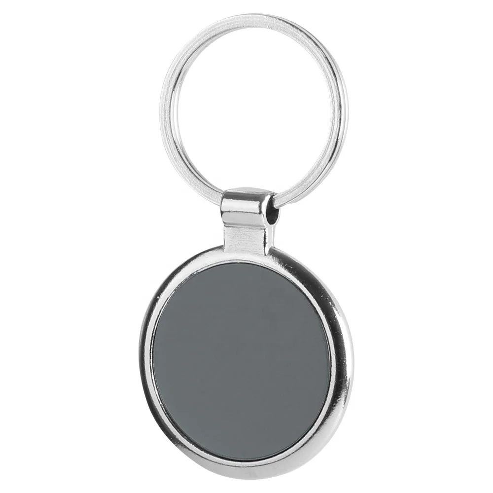Metal blank keychain Custom LOGO design sublimation blanks keyrings name keychain