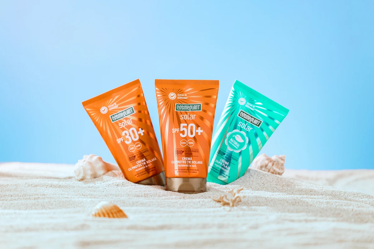 Солнцезащитный крем SPF30 с органическим экстрактом огурца витамином Е и D-пантенолом