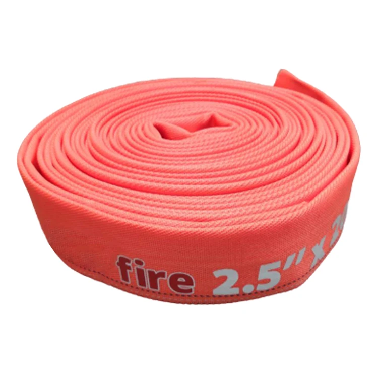 Top Quality 2.5 inch 15/20/30m fire fighting hose high pressure fire hose for sale