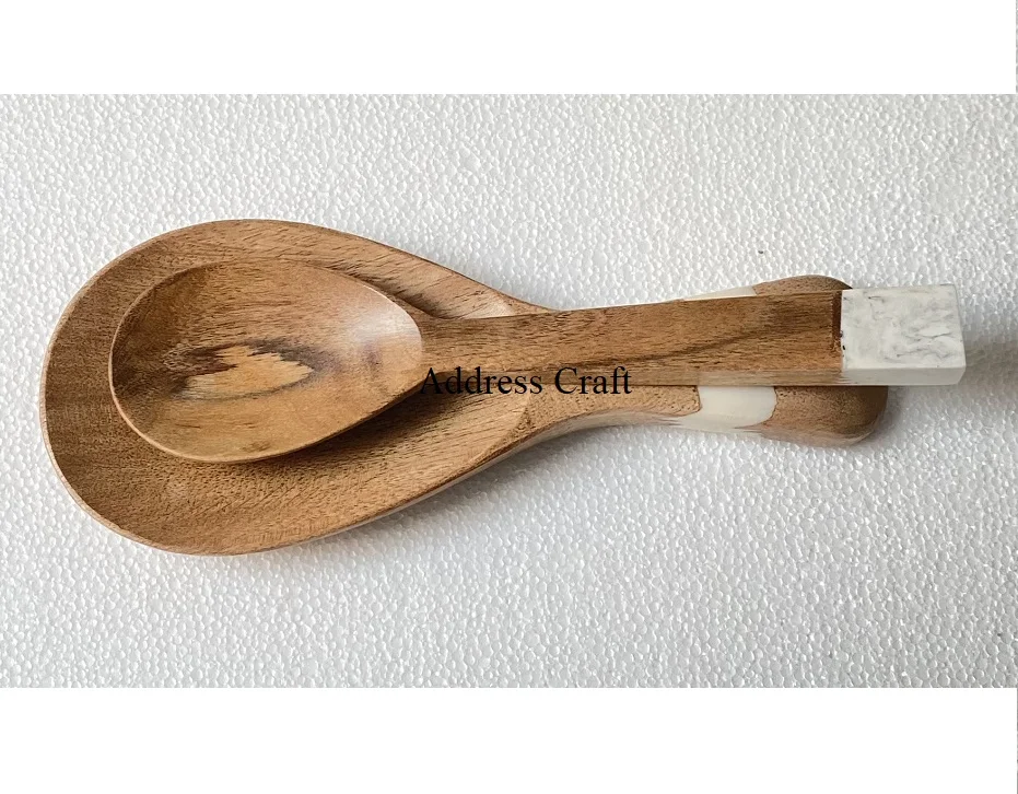 Best Quality Ceramic Spoon Rest Spoon Holder Wood And Marble Homeware Restaurant Kitchenware Kitchen Tools Spoon Rest utensils