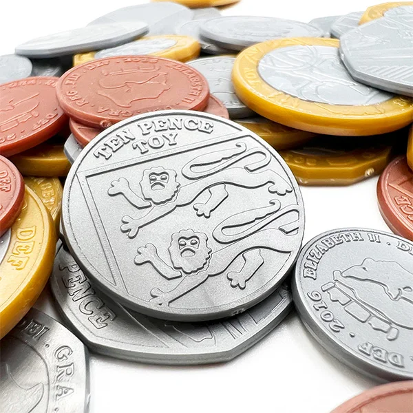 80Pcs Pound Sterling Coins Educational Kids Play Money