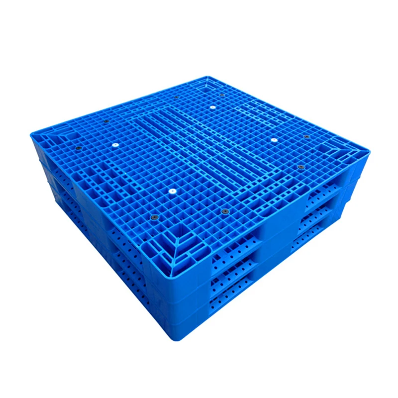 durable large hdpe heavy duty returnable stackable double face plastic pallets for sale