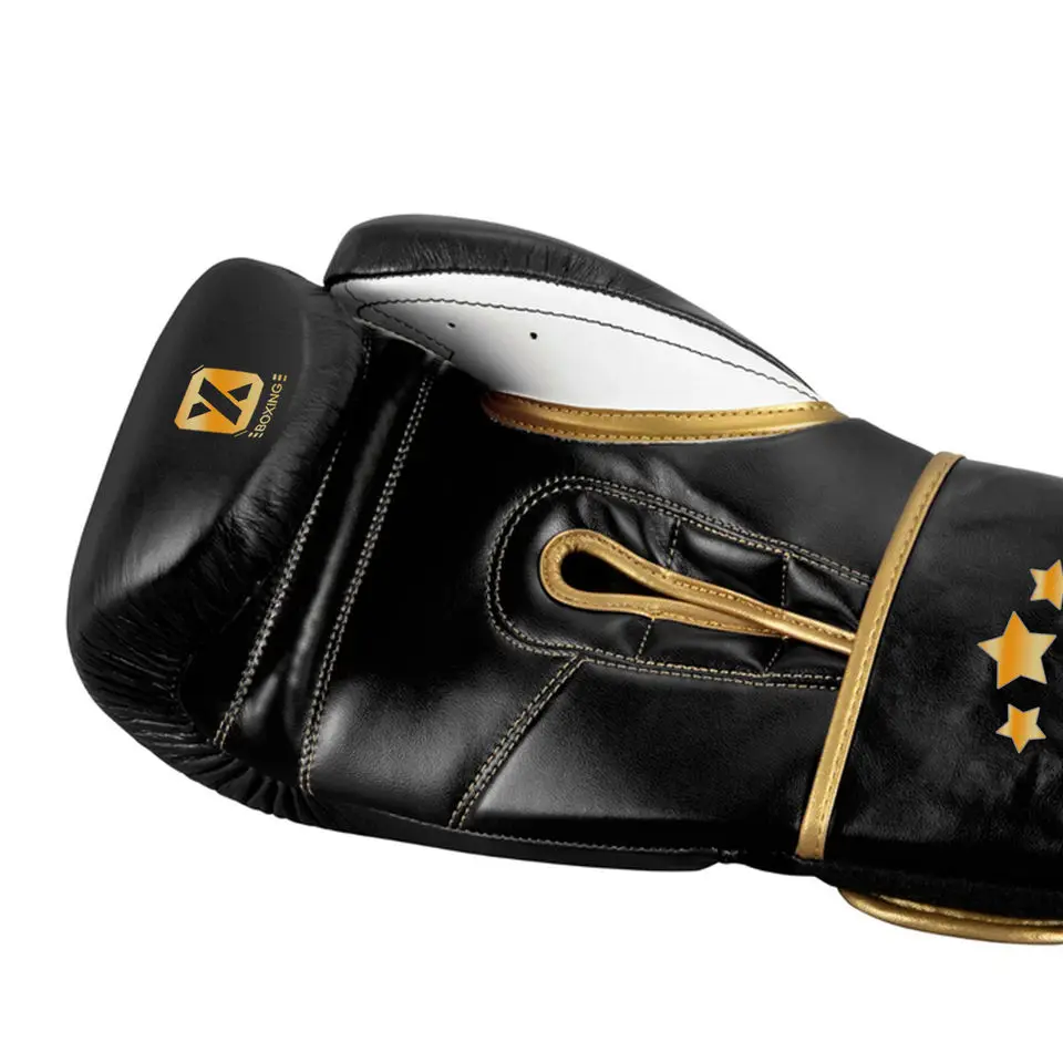 Wholesale Professional Red Black Boxing Gloves PU Leather Sizes 8oz 12oz 16oz with Customizable Logo