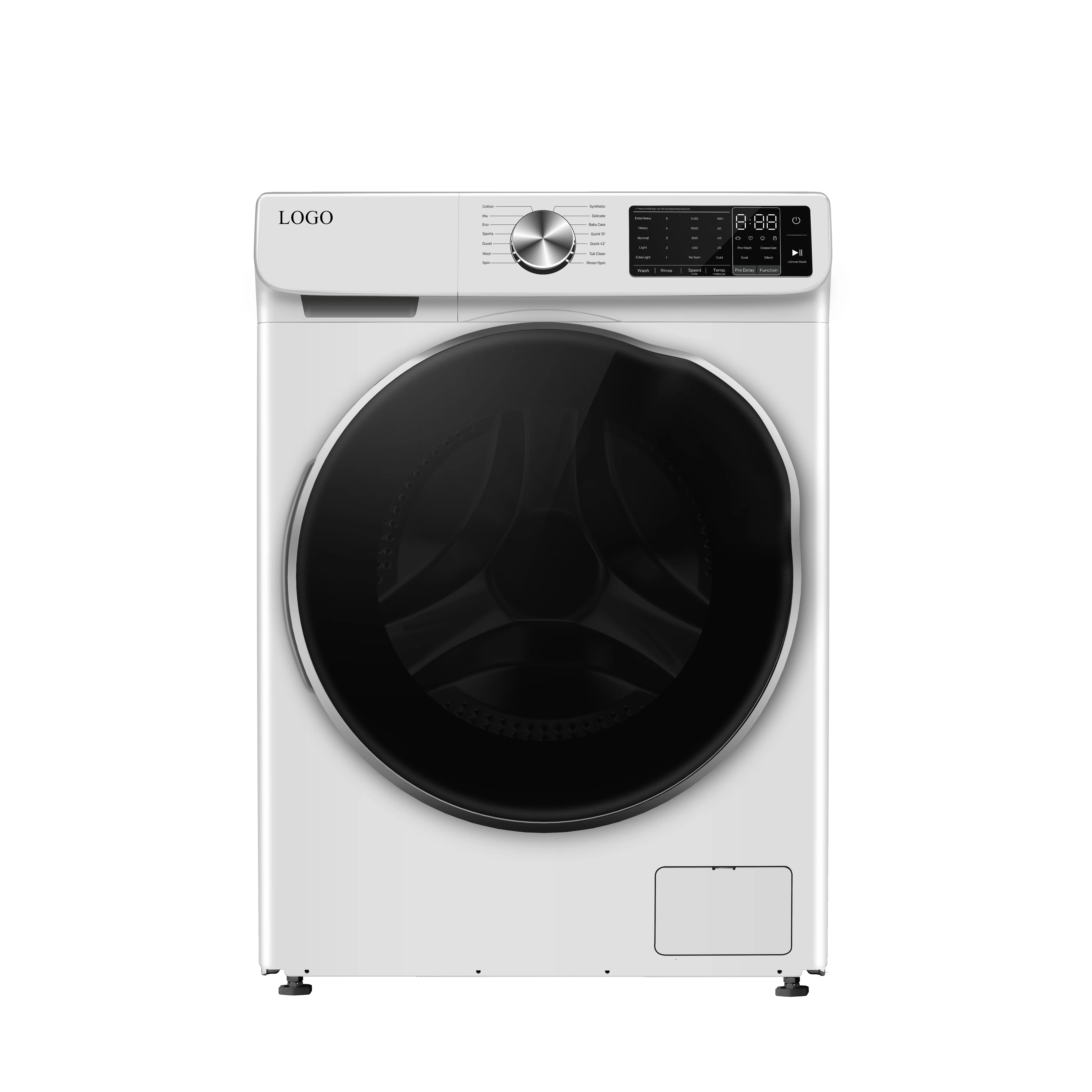 10kg Washing Machine front Loading  Fully Automatic Washing Machine White with BLDC Motor Sam&Sung similar design