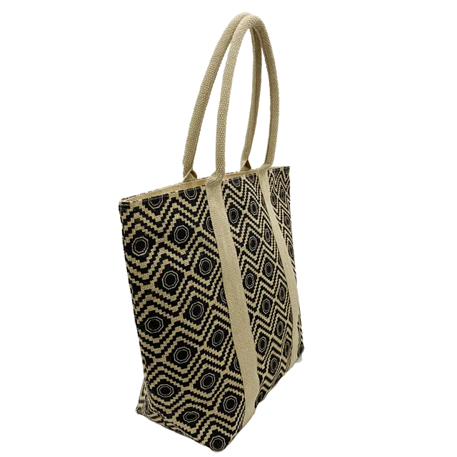 Hot Sale Jute Shopping Tote Bag With Custom Logo Printed burlap tote bag manufacturer in India West Bengal