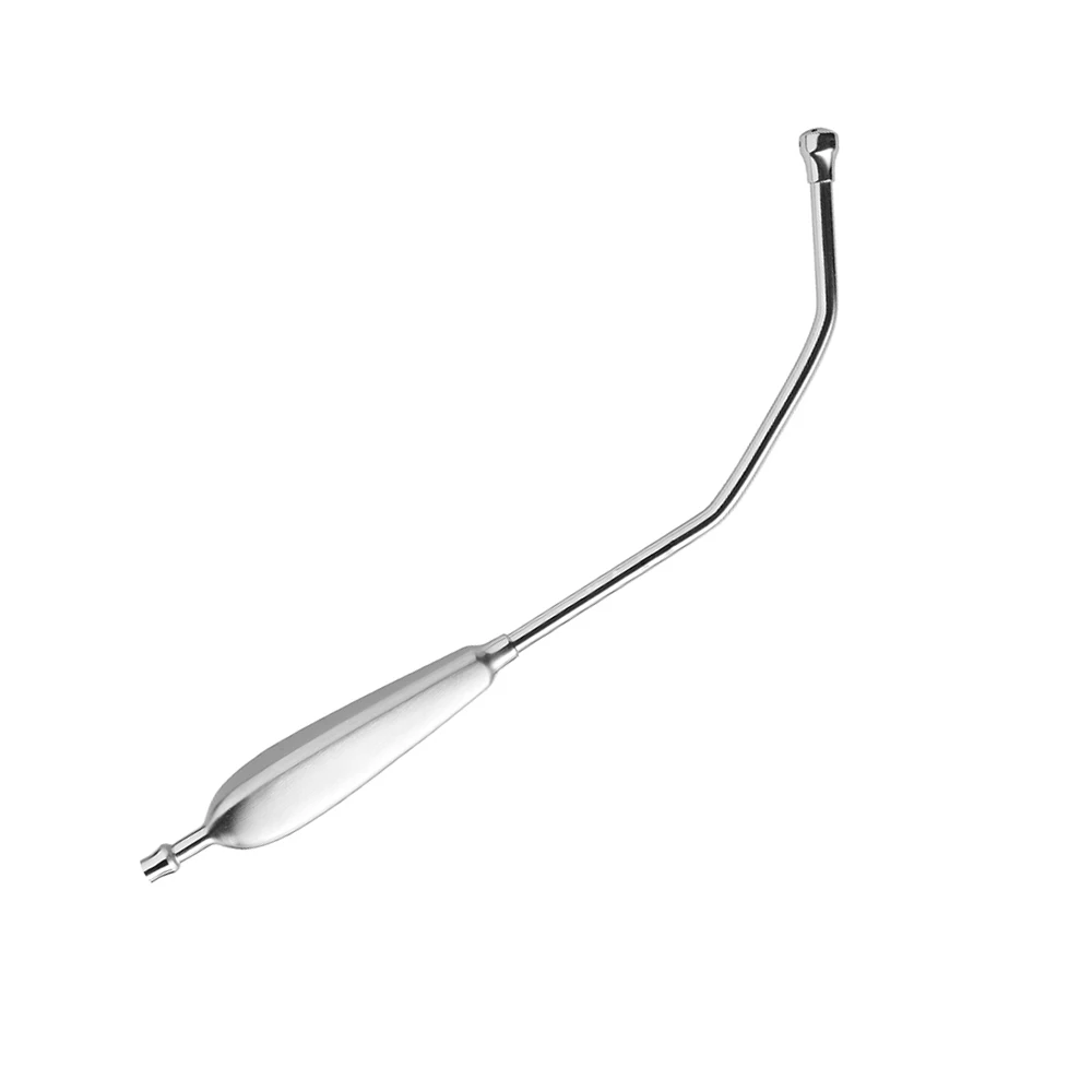 Surgical Grade Suction Instrument 12.5 32cm Working Curved 5mm Tube Hallow Handle Debakey Suction Tube