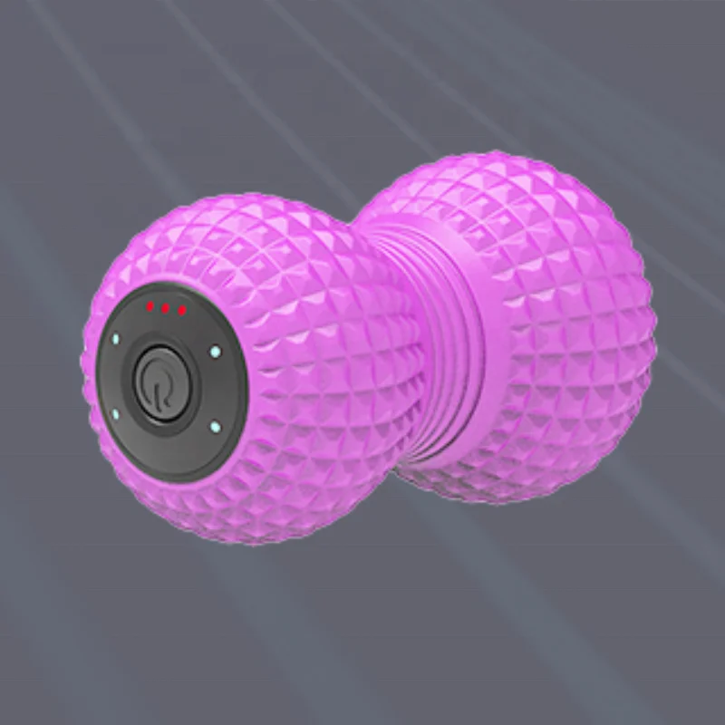 Deep Tissue Muscle Massage Roller yoga balls Electric vibrating peanut massage ball