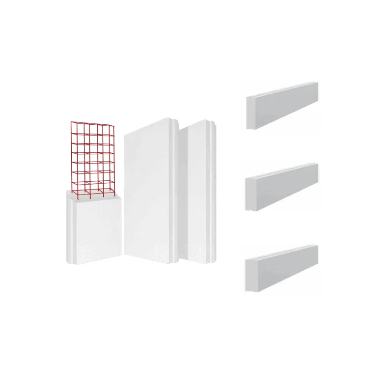 Modern Construction ALC Panels Decoration Nonmetal Rectangular 5.0 MPa Sandwich Panels Aerated Autoclave Concrete