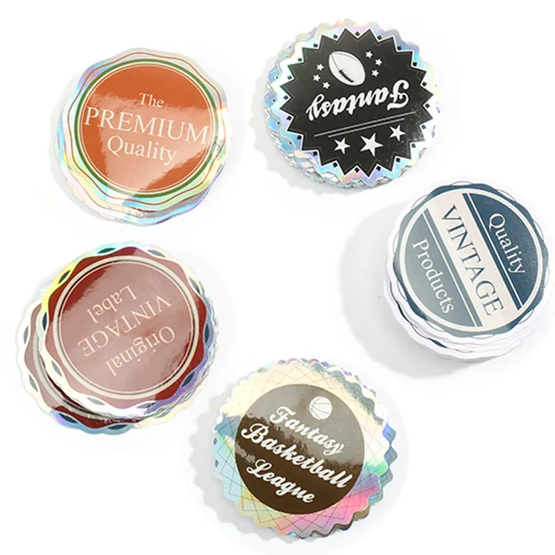 Vograce Lot Laser Bling Scrapbook Sticker Design Decoration DIY Photo Stickers Waterproof For Journal Diary Anime Stickers