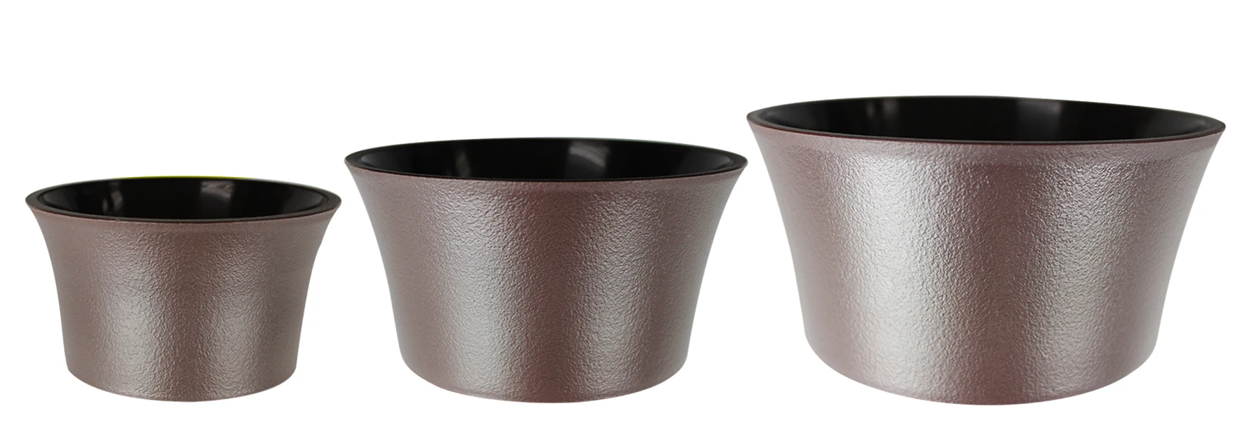 Hot Sale Wholesale Indoor Outdoor Round Plastic Plant Flower Pot Small Round PP Plastic Flower Pots