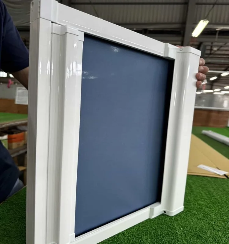 aluminium doors and windows with blinds screens