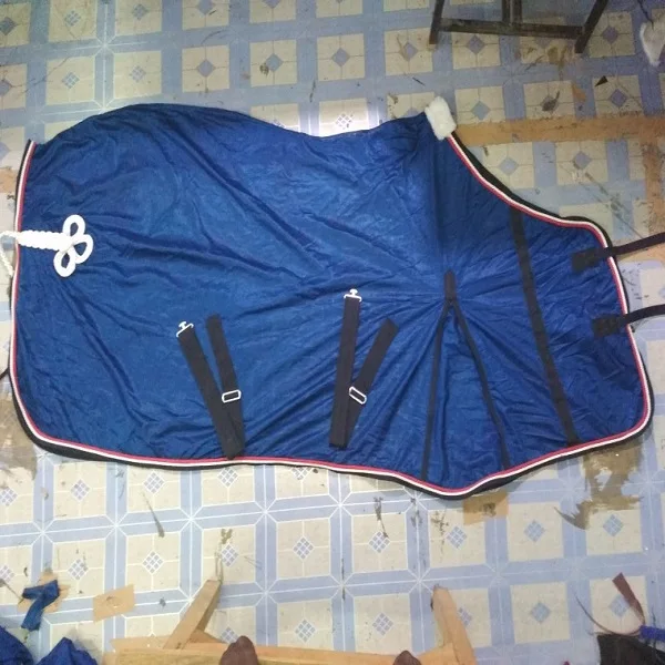 Good quality equestrian equine warm rugs breathable waterproof horse fleece rug stable blanket manufacturer India