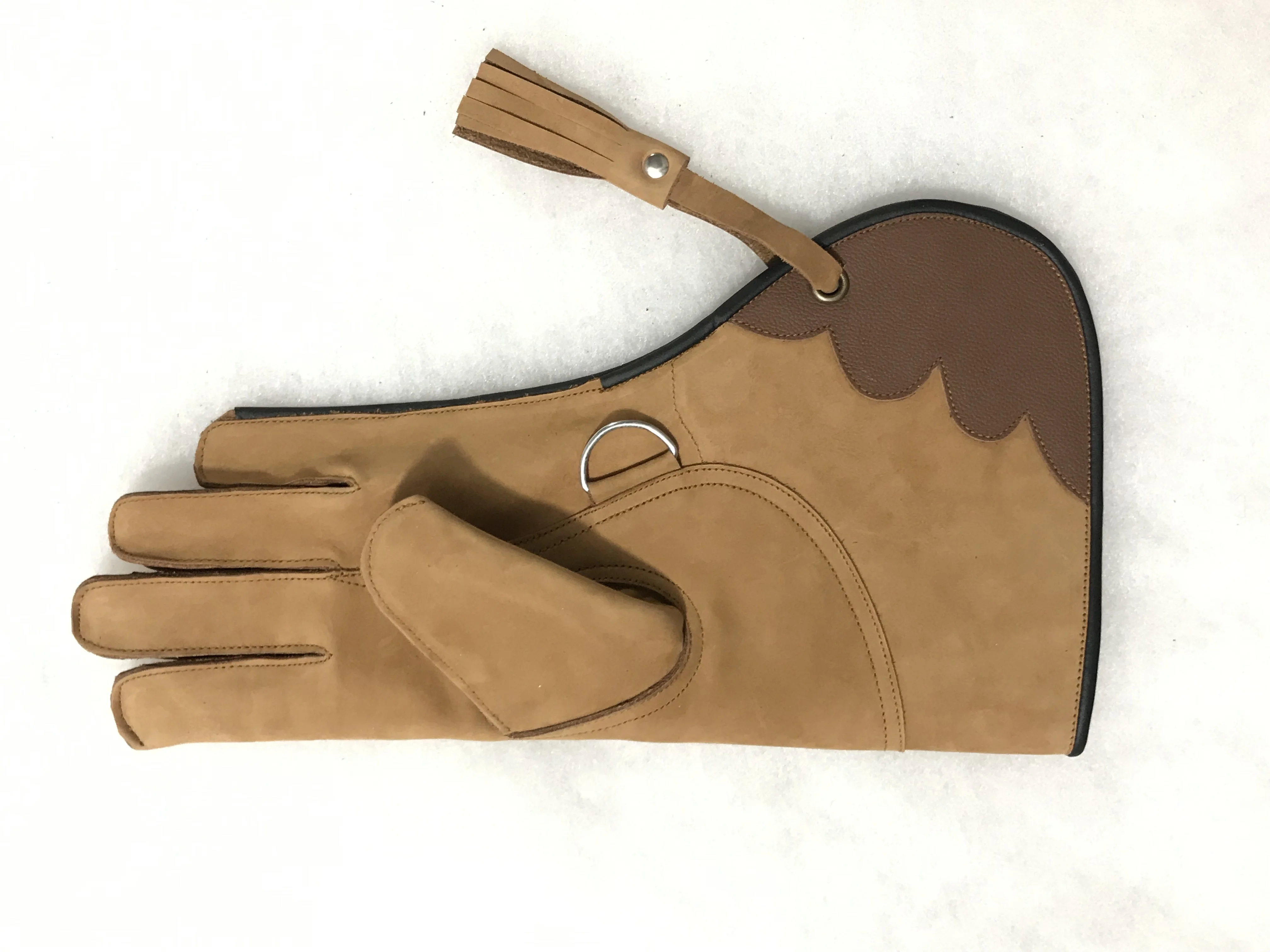 Exclusive Falcon Leather Gloves Premium Comfort & Fit Bird Handling Hawks Hunting High Grade Leather Falconry Gloves