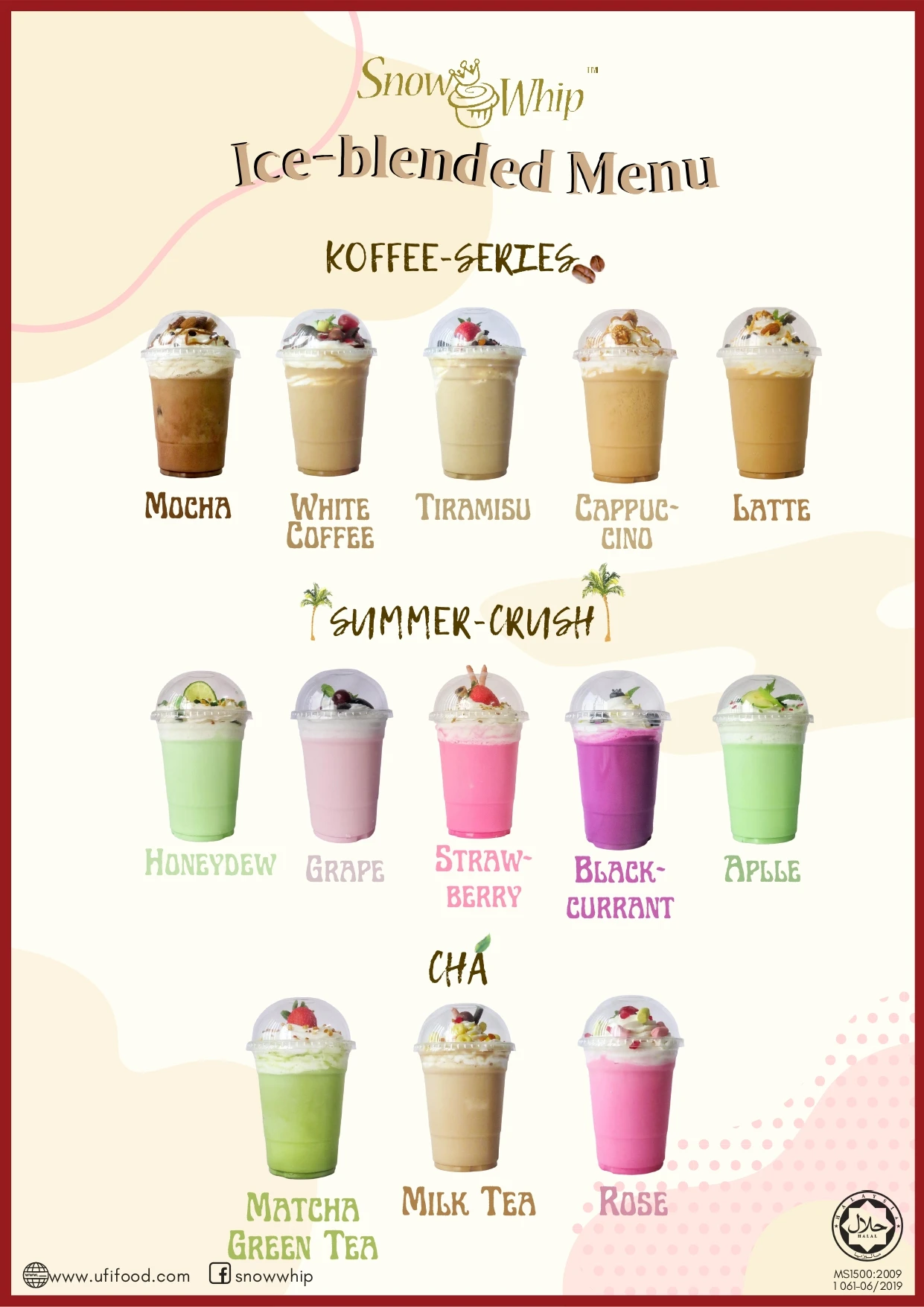 Healthy Raw Chocovilla 1Kg Ice Blended Powder Halal Snow Whip Soft Serve Milkshake Dessert and Pastry For All Age