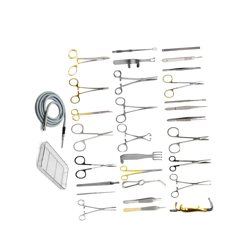 Brand New Plastic Surgery Set Of 31 Instruments High Quality Plastic Surgery Instruments High Quality Products