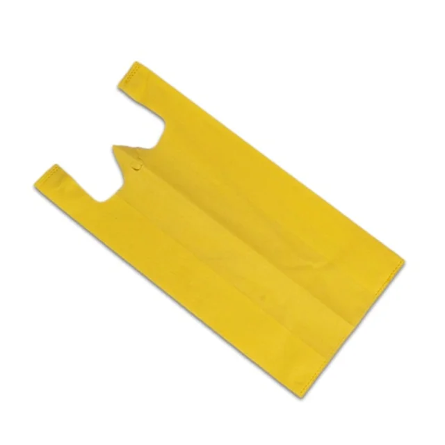 Indian Made Non-Woven Bag Handle Type W Cut Fabric Promotional Bags 13 X 16 Inch Size 5Kg Capacity Shopping Bag