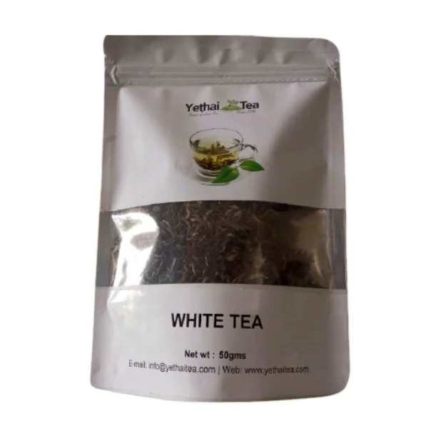 New Wholesale Supply Top Quality Premium Grade 100% Natural Beverage White Tea Silver Needle Loose Leaf Tea for Men & Women