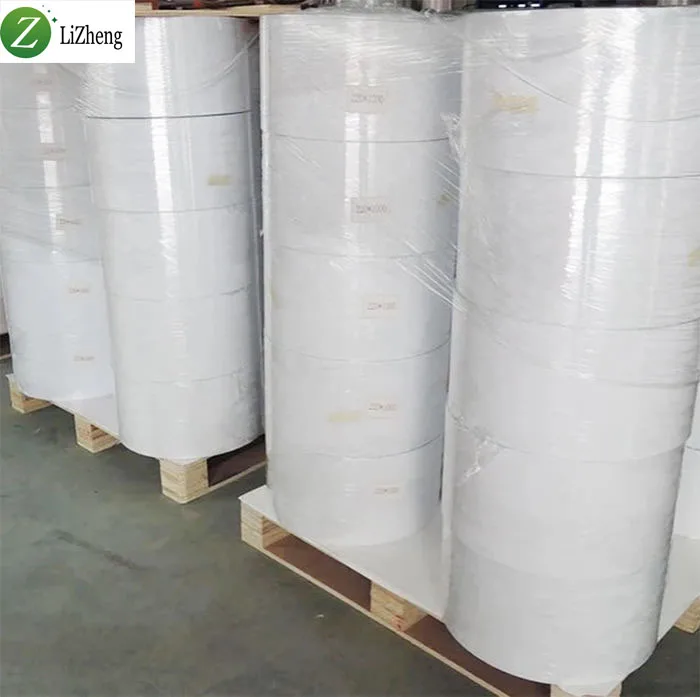 Lizheng Flexographic Printing Synthetic Paper Special Paper Film White Opaque Pp Film Thermal Paper Roll