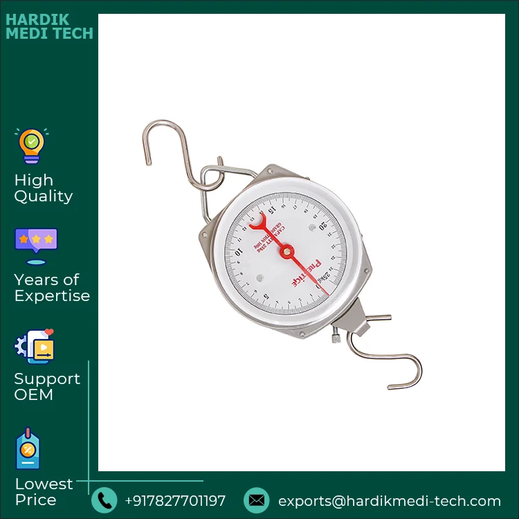 Top Notch Quality Best Selling Easy to Read Hanging Type Portable Infant Weighing Scale Spring Type - 25 kg at Best Price