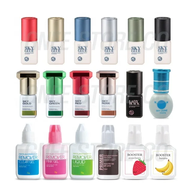 Небесный клей S + 5 мл для наращивания ресниц Корея оригинальный красный черный синий готовый отдельных частная этикетка