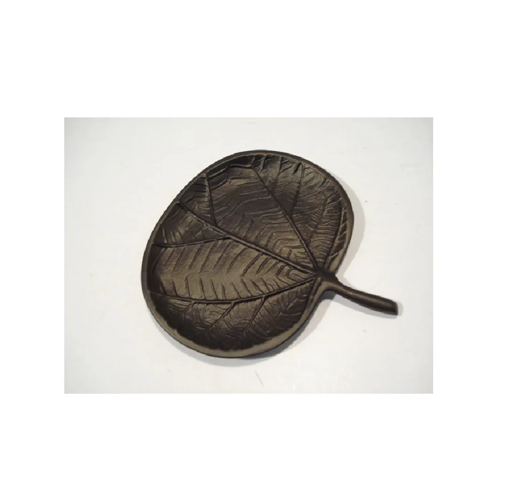 Material: Aluminium Aluminum Decorative Leaf Platter,