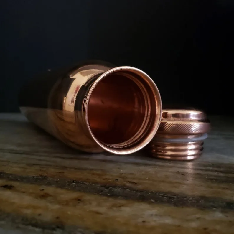 Copper Clarity: Pure Water, Pure Elegance Copper Water Drinking Bottle By S A Craft India from India