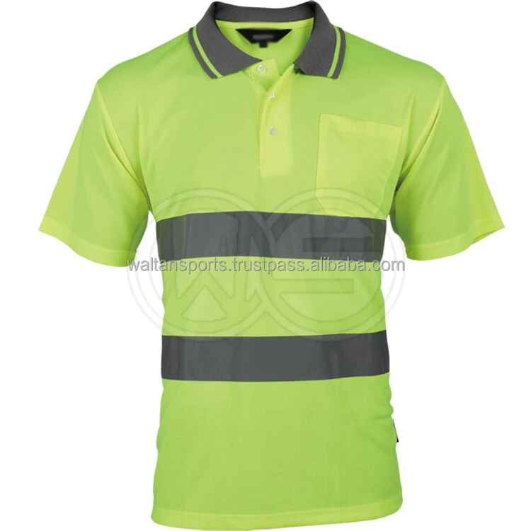 High Visibility Reflective Safety Hi Vis Work Shirt