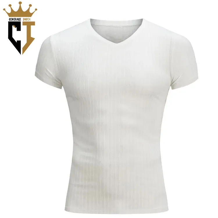 Men O-Neck collar printing logo short sleeve Drop Shoulder polyester t- shirt for men