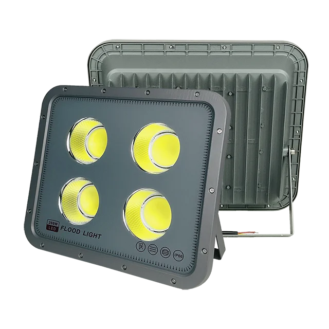 High lumen output 200 300 400 500W 600W solar lights indoor luces Cheap price Aluminum glass reflectores solares LED Flood Light