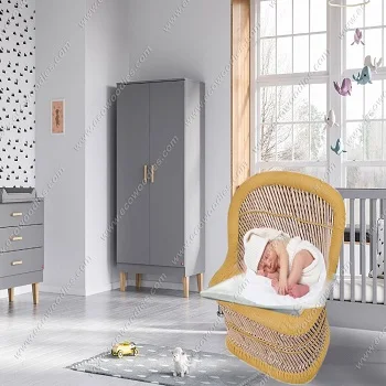 Eco-friendly Hot Trending Newborn Kids Bedroom Furniture Rattan Sofa Chair Baby Photography Shoot Newborn Photography Props Loun