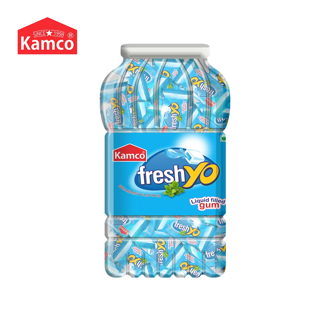 Жевательная резинка со свежим мятным центром экспортного качества