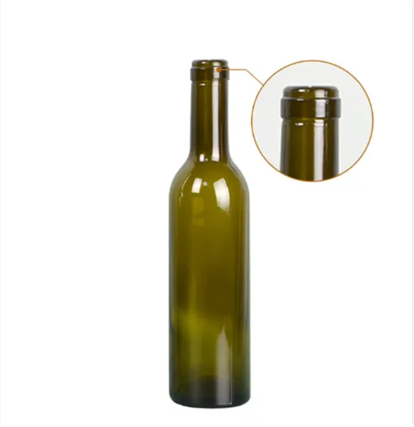 Wholesale Clear Round 200ml 375ml 500ml 750ml 1000ml Glass Frosted Liquor Wine Whisky Glass Bottle With Cork