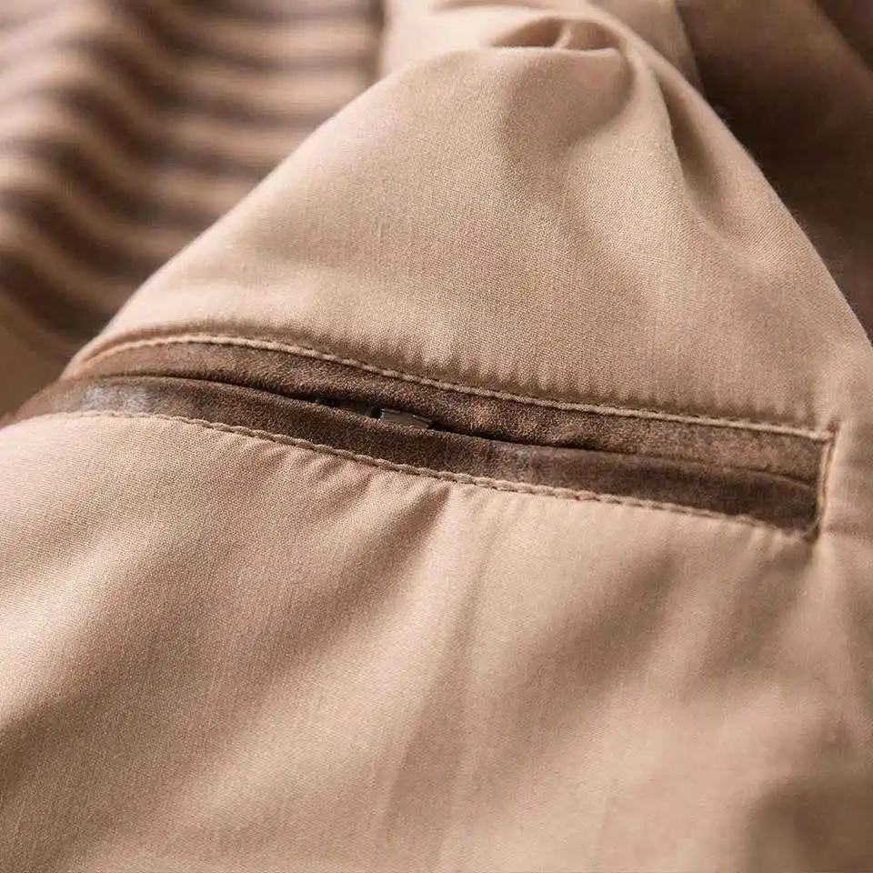Men Custom High Quality Hot Sale Slim Fit Cotton Bomber Leather Jacket Windproof Hooded With Fur Bomber Jacket For Men