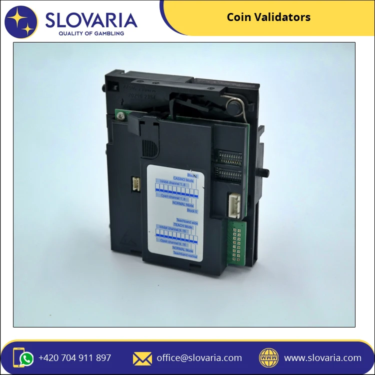 1 Year Warranty OEM Supply Versatile Interfaces and Sorting Options Coin Validators at Best Market Price