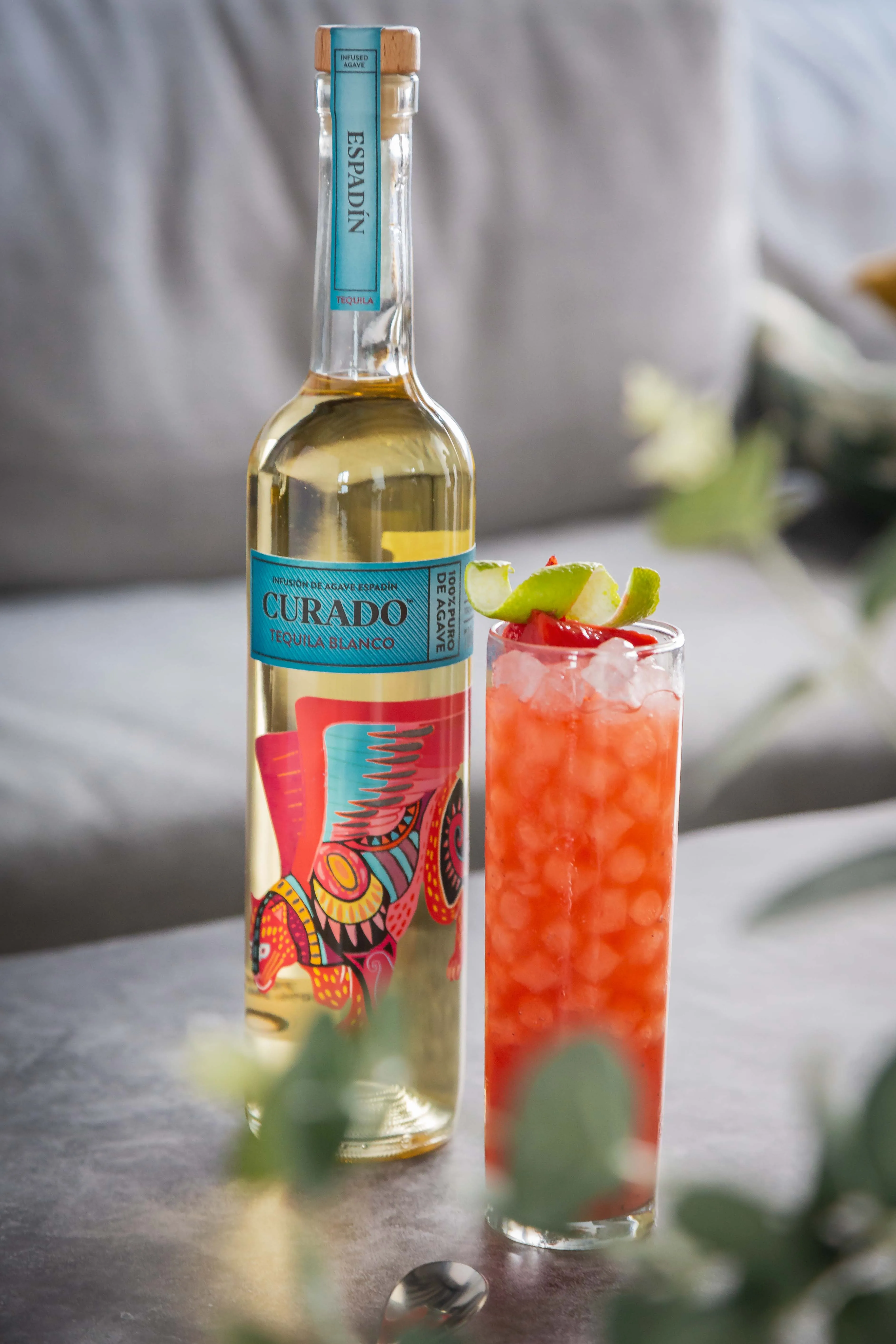 TEQUILA CURADO ESPADIN 40% TEQUILA ALCOHOL BEVERAGE AGAVE FLAVOR DRINK FOR SHOTS AND COCKTAILS ALCOHOLIC DRINK