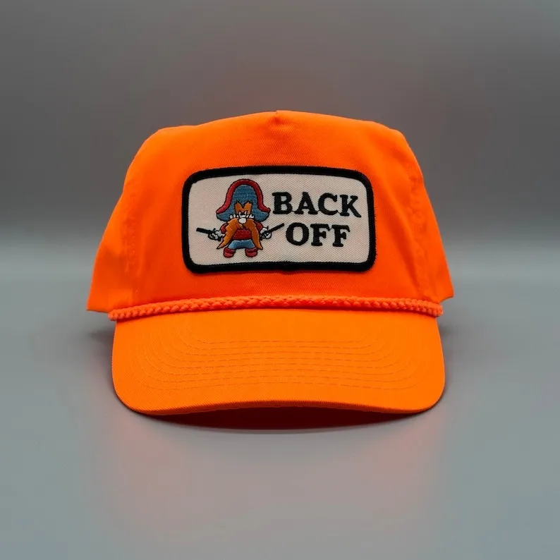 Custom Embroidery Logo on Patch Baseball Cap 5 Panel with Rope Dad Hat High Quality Orange Cotton Sport Cap Outdoor Wholesale