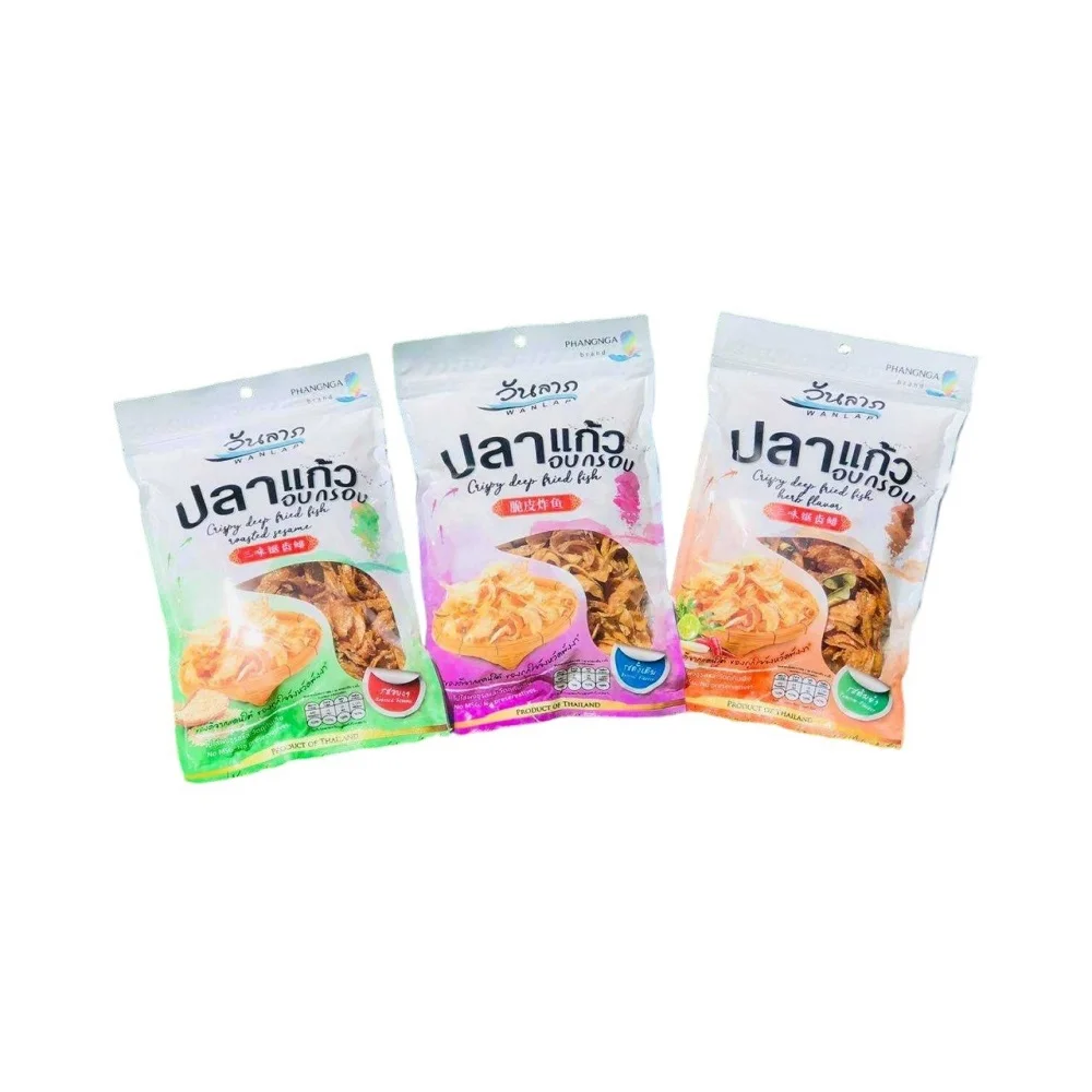 Хрустящая анчоуса (2 типа рыбы), 100 г и 120 г, жареная рыба, закуска, высокое качество, оптовая продажа из Таиланда